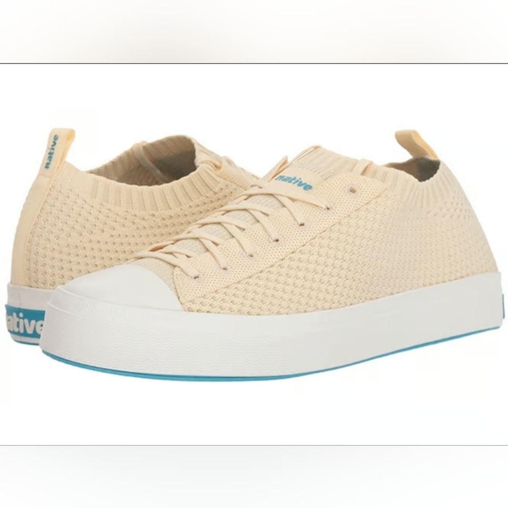 Native Cream Sneakers Low-Top Minimalist Design